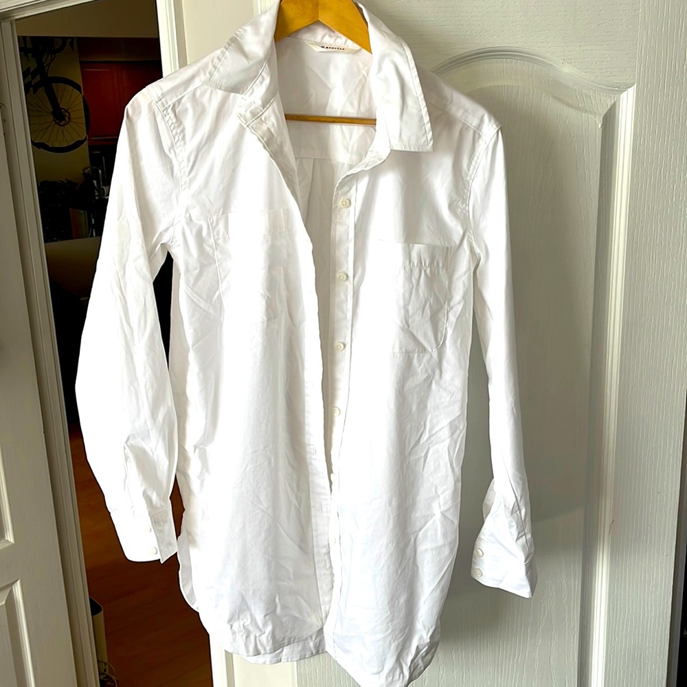 Long tunic button down